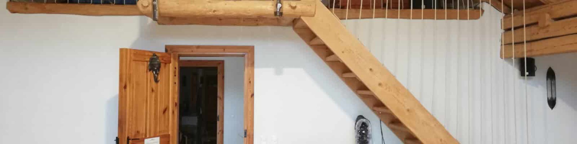 Matratzenlager Aufgang